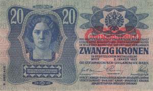 20 Kronen p.53a-1 1919